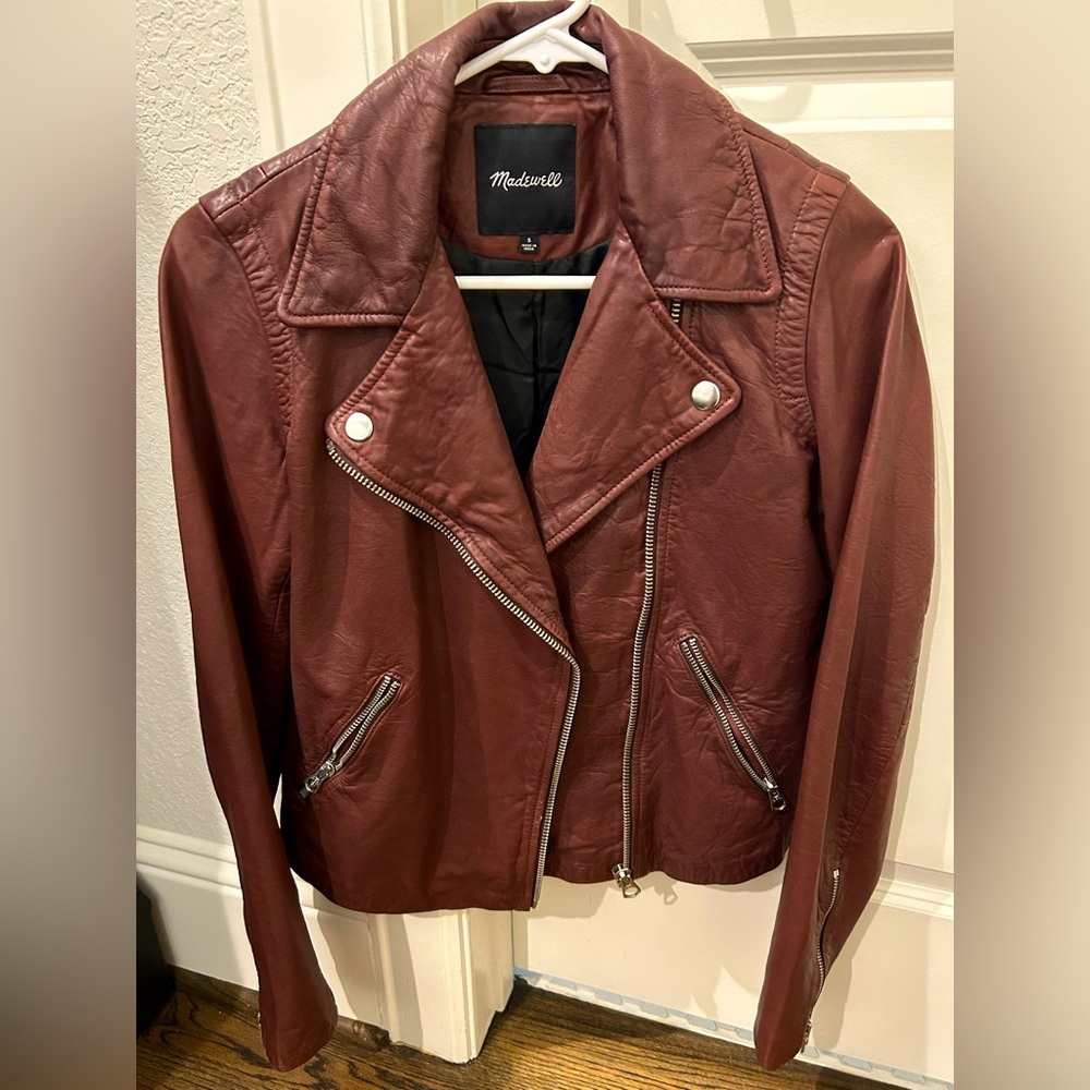 Madewell leather jacket